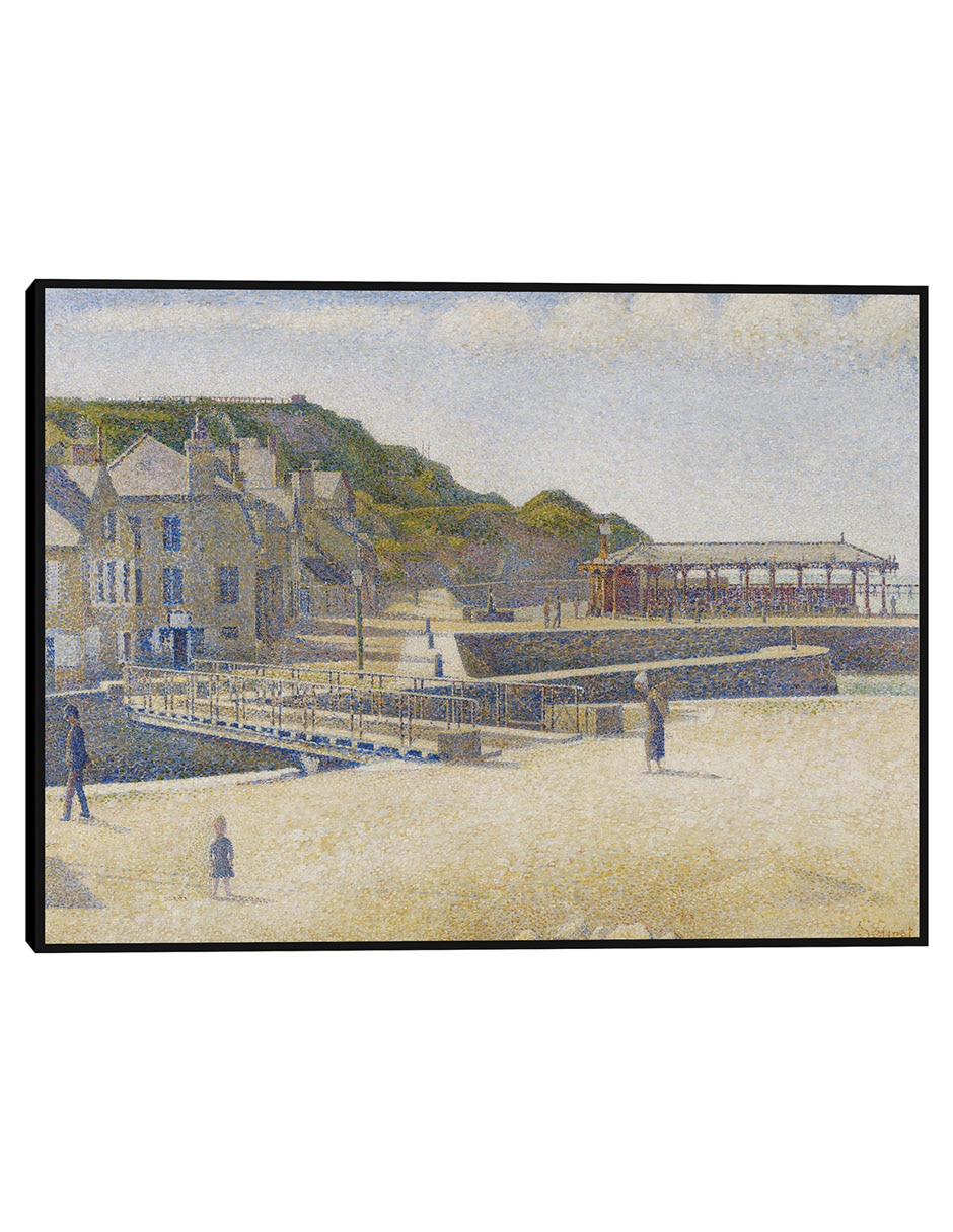 Cuadro decorativo Puerto-en-Bessin (1888) técnica mixta Playas Cuadro decorativo Puerto-en-Bessin (1888) técnica mixta Playas