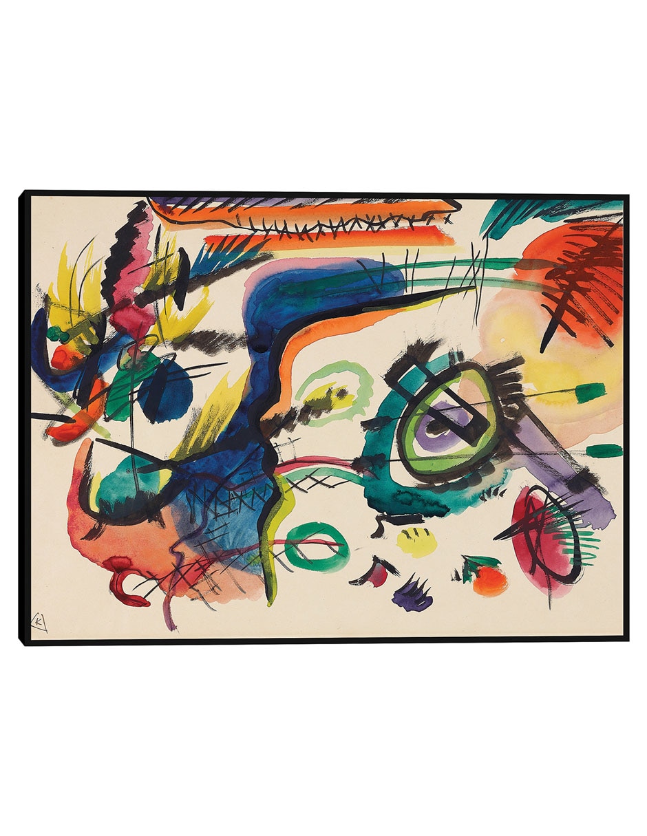 Cuadro decorativo Borrador de ,Composición VII, Yo (1913) técnica mixta Colores Cuadro decorativo Borrador de ,Composición VII, Yo (1913) técnica mixta Colores