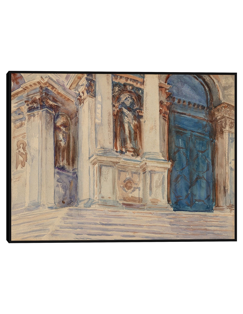 Cuadro decorativo Santa María della Salute, Venecia (1904) técnica mixta Arquitectura Cuadro decorativo Santa María della Salute, Venecia (1904) técnica mixta Arquitectura