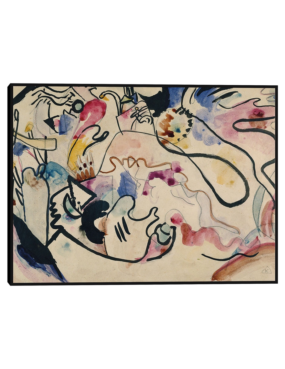 Cuadro decorativo Aquarell Nr. 8 ,Etiqueta Jüngster, (1911) técnica mixta Colores