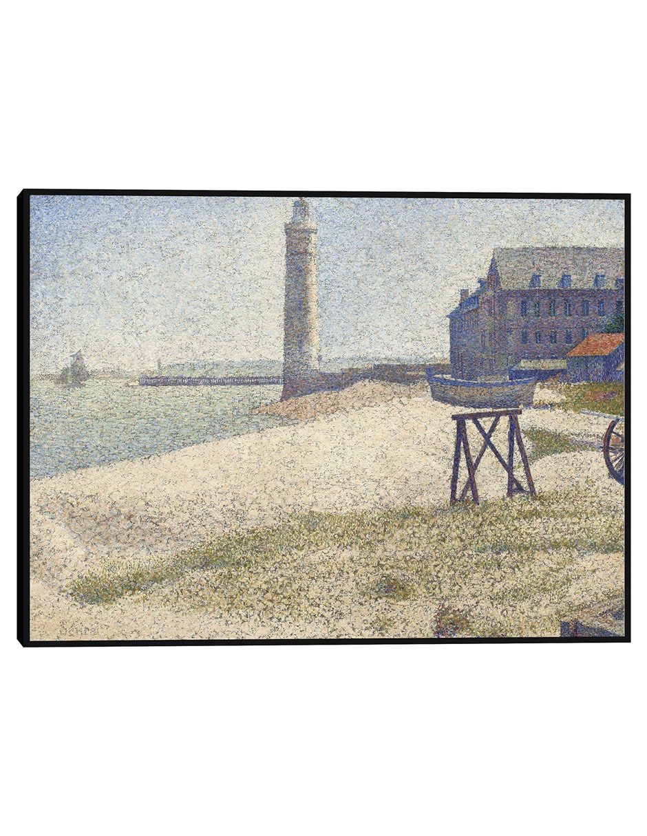 Cuadro decorativo El faro de Honfleur (1886) técnica mixta Faros