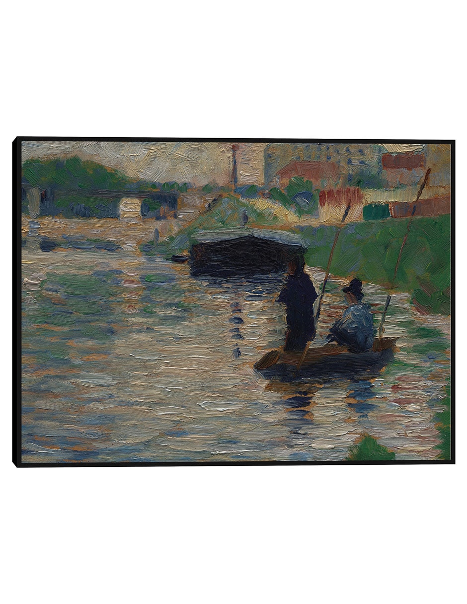 Cuadro decorativo Vista del Sena (1882-1883) técnica mixta Lagos Cuadro decorativo Vista del Sena (1882-1883) técnica mixta Lagos