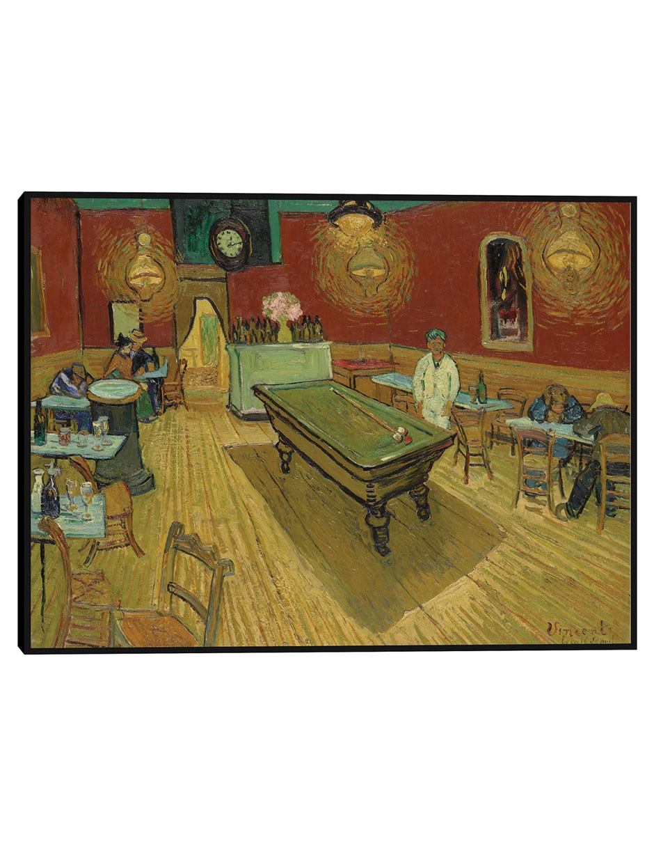 Cuadro decorativo Le café de nuit (El café nocturno) (1888) técnica mixta Café