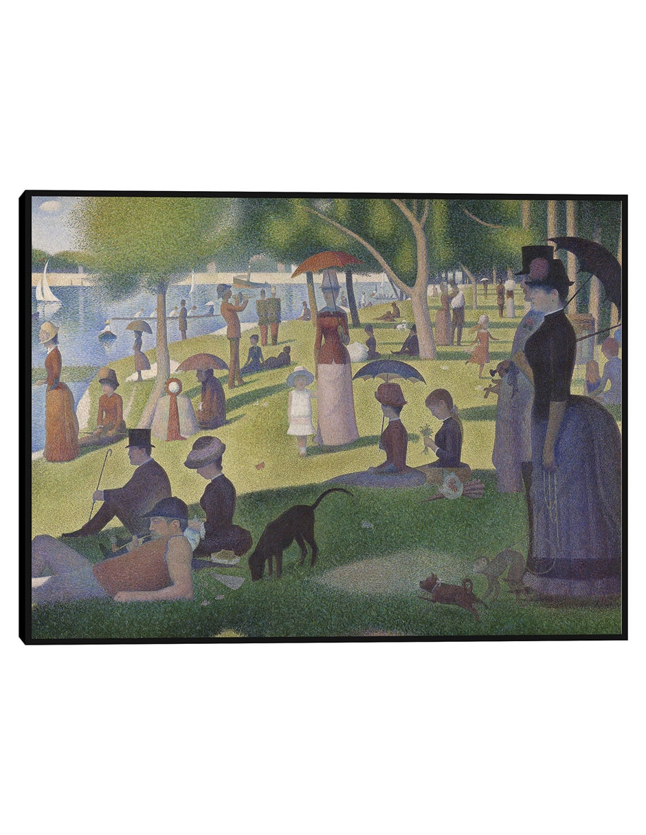 Cuadro decorativo Un domingo en La Grande Jatte (1884) técnica mixta Gente Cuadro decorativo Un domingo en La Grande Jatte (1884) técnica mixta Gente