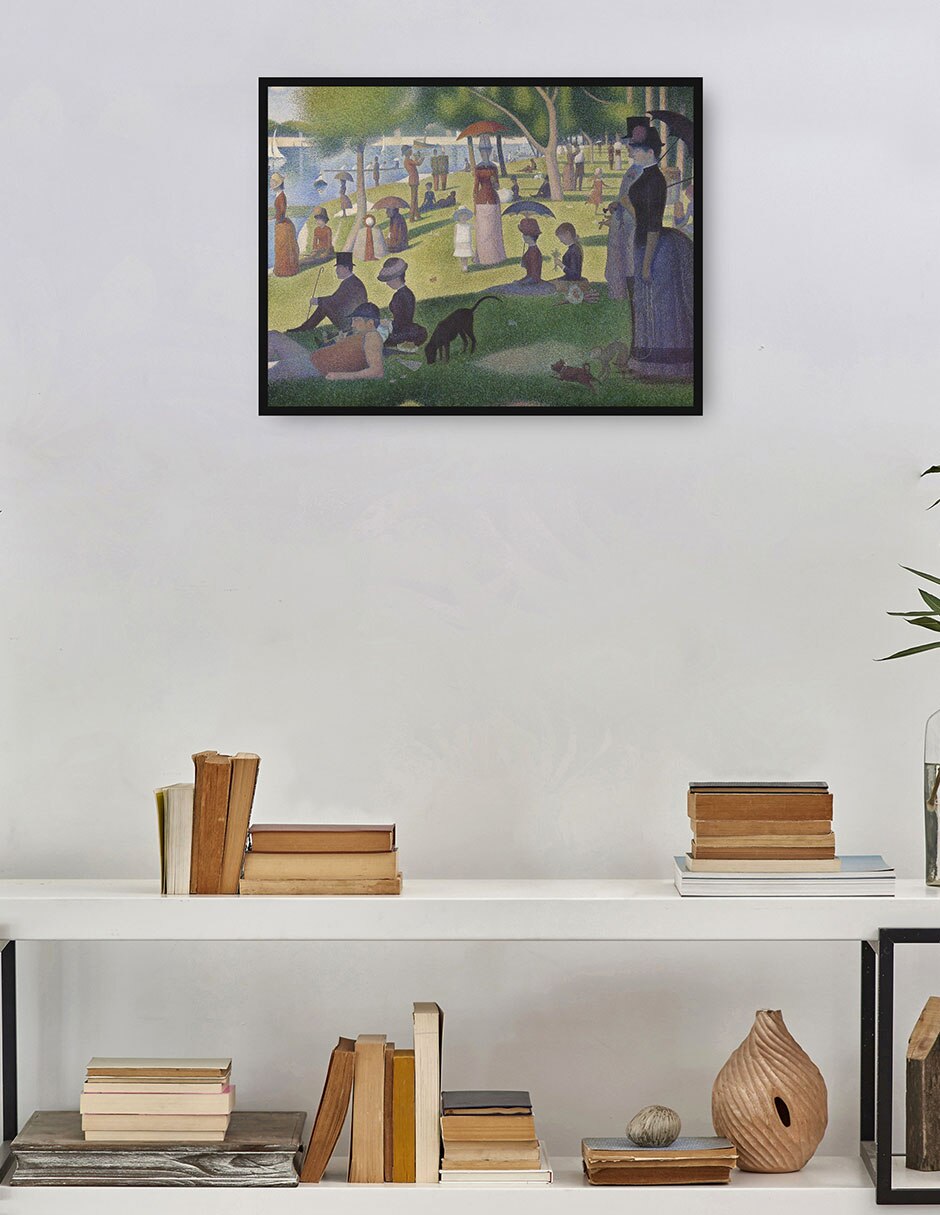 Cuadro decorativo Un domingo en La Grande Jatte (1884) técnica mixta Gente 4