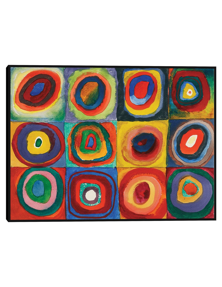 Cuadro decorativo técnica mixta Colores