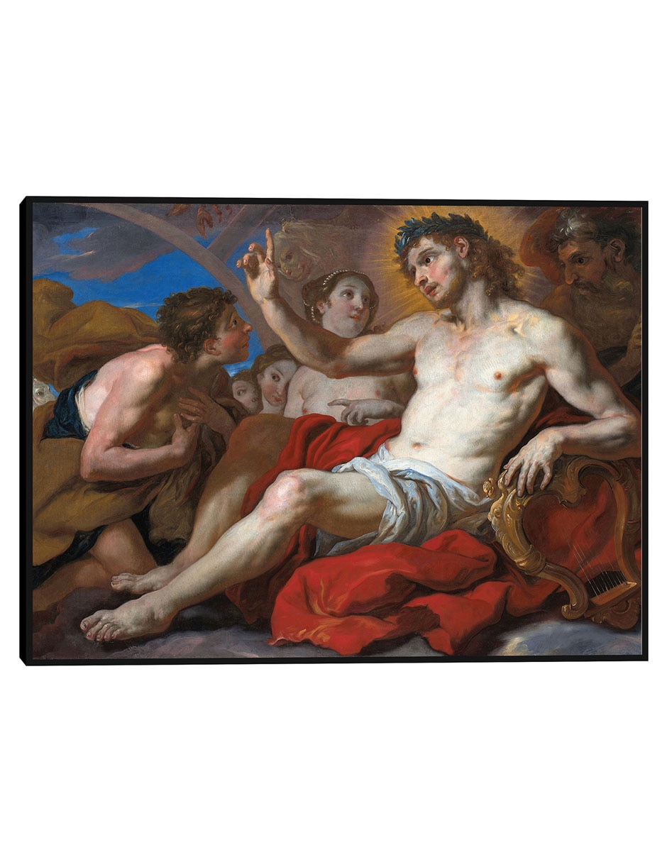 Cuadro decorativo Apolo concede permiso a Faetón para conducir el carro del sol (1690) técnica mixta Gente Cuadro decorativo Apolo concede permiso a Faetón para conducir el carro del sol (1690) técnica mixta Gente