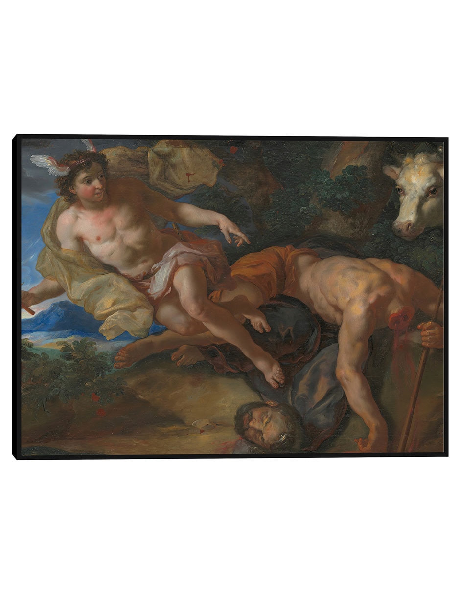 Cuadro decorativo Mercurio rescata al Io disfrazado después de decapitar a Argus (c. 1690-95) técnica mixta Gente Cuadro decorativo Mercurio rescata al Io disfrazado después de decapitar a Argus (c. 1690-95) técnica mixta Gente