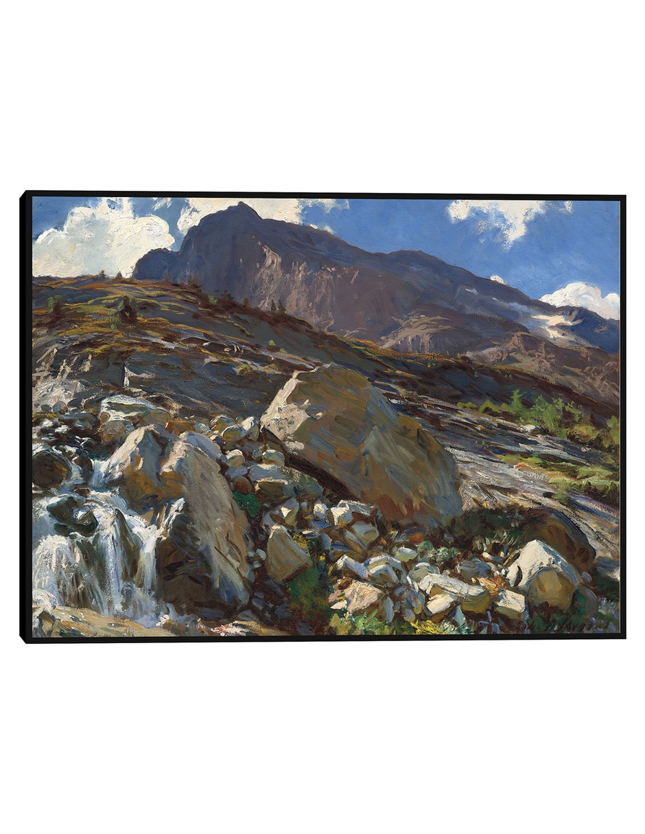 Cuadro decorativo Paso del Simplón (1911) técnica mixta Campos Cuadro decorativo Paso del Simplón (1911) técnica mixta Campos
