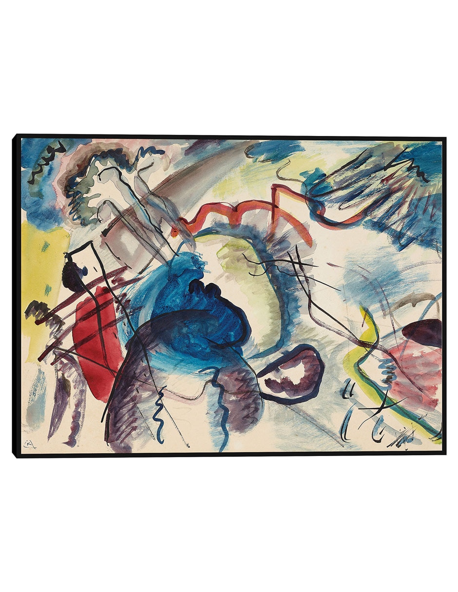 Cuadro decorativo Borrador de ,Cuadro con borde blanco, (1913) técnica mixta Colores Cuadro decorativo Borrador de ,Cuadro con borde blanco, (1913) técnica mixta Colores