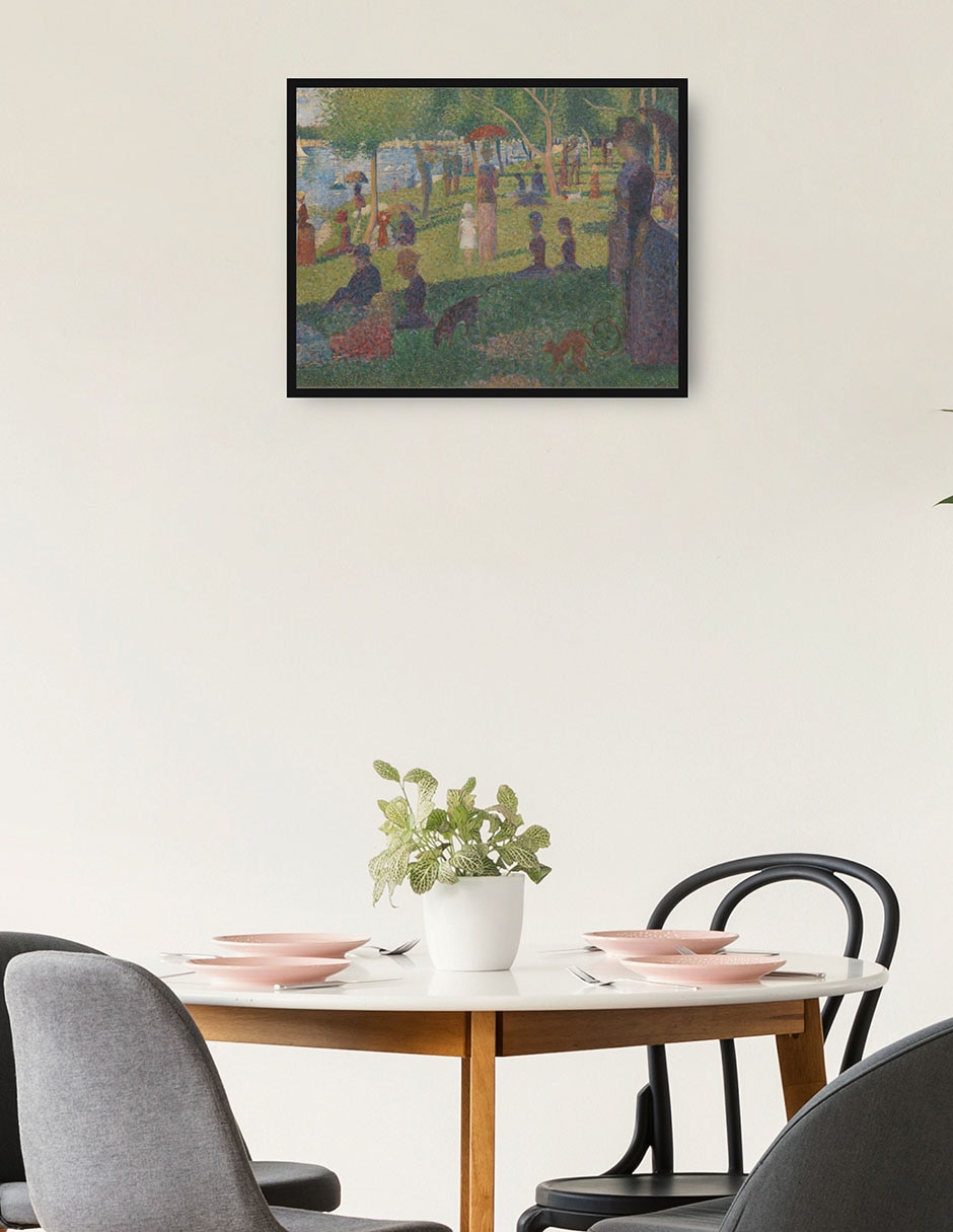 Cuadro decorativo Estudio para ,Un domingo en La Grande Jatte, (1884) técnica mixta Gente 4