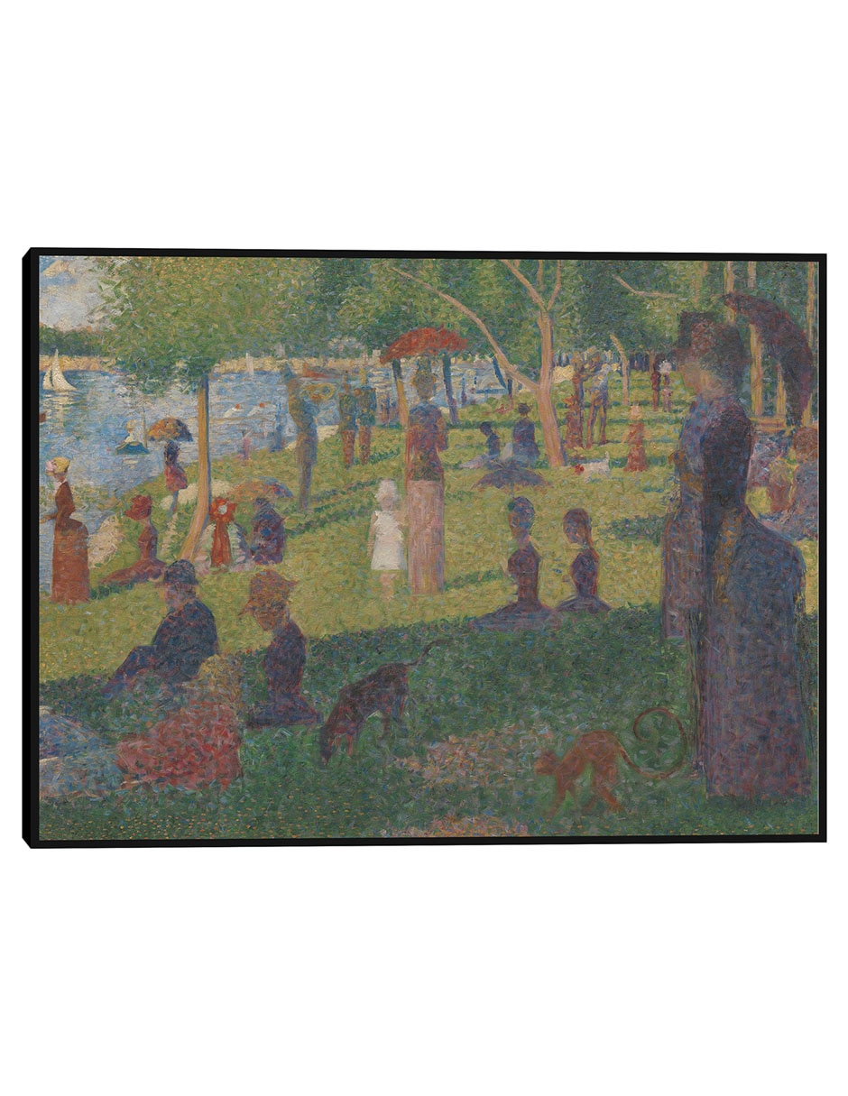 Cuadro decorativo Estudio para ,Un domingo en La Grande Jatte, (1884) técnica mixta Gente