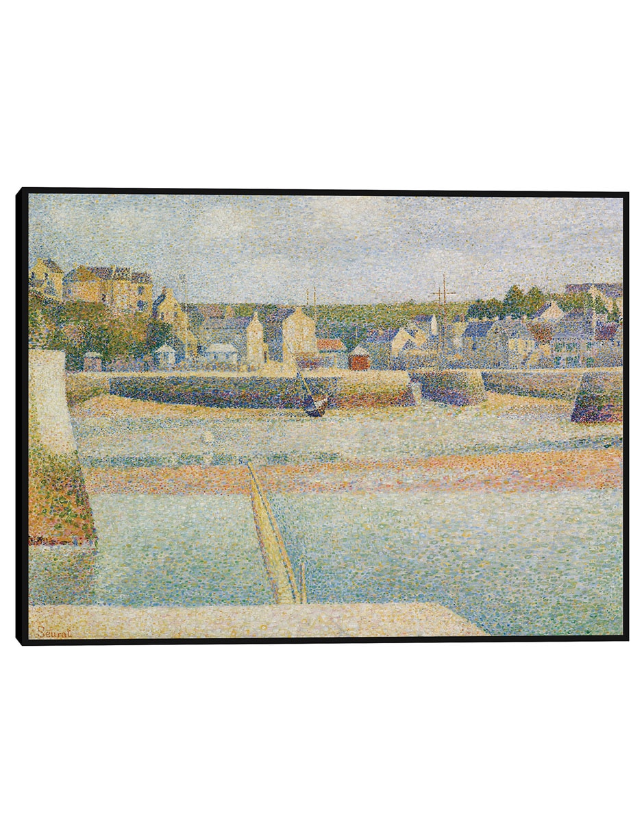 Cuadro decorativo Port-En-Bessin, El puerto exterior (marea baja) (1888) técnica mixta Paisajes Cuadro decorativo Port-En-Bessin, El puerto exterior (marea baja) (1888) técnica mixta Paisajes