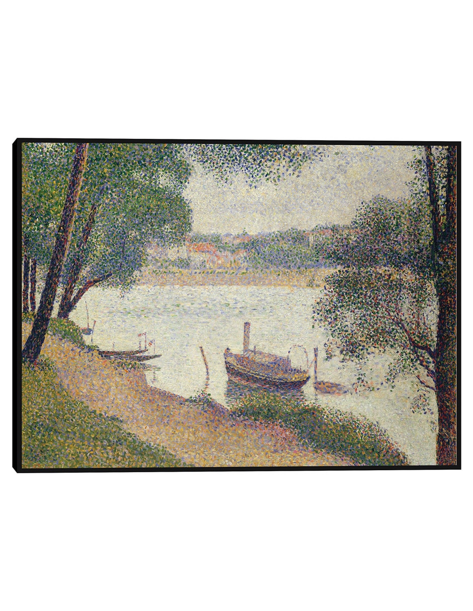 Cuadro decorativo Tiempo Gris, Grande Jatte (Hacia 1886-1888) técnica mixta Lagos Cuadro decorativo Tiempo Gris, Grande Jatte (Hacia 1886-1888) técnica mixta Lagos