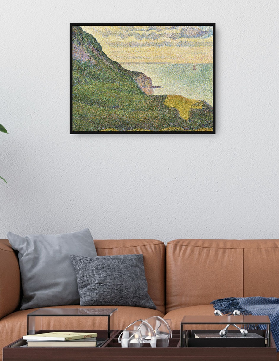 Cuadro decorativo Paisaje marino en Port-En-Bessin, Normandía (1888) técnica mixta Verano 4