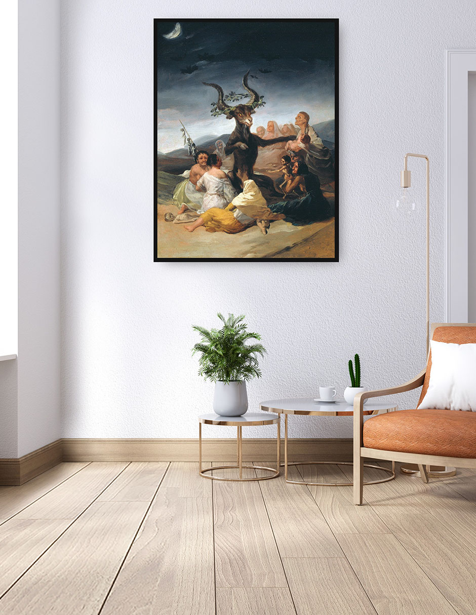 Cuadro decorativo Arte del sábado de brujas técnica mixta Religión y Espiritualidad 4