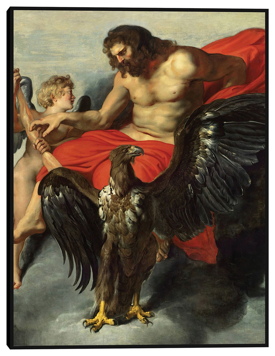 Cuadro decorativo Cupido Suplicando A Júpiter (Ca. 1611-15) técnica mixta Figuras Celestiales