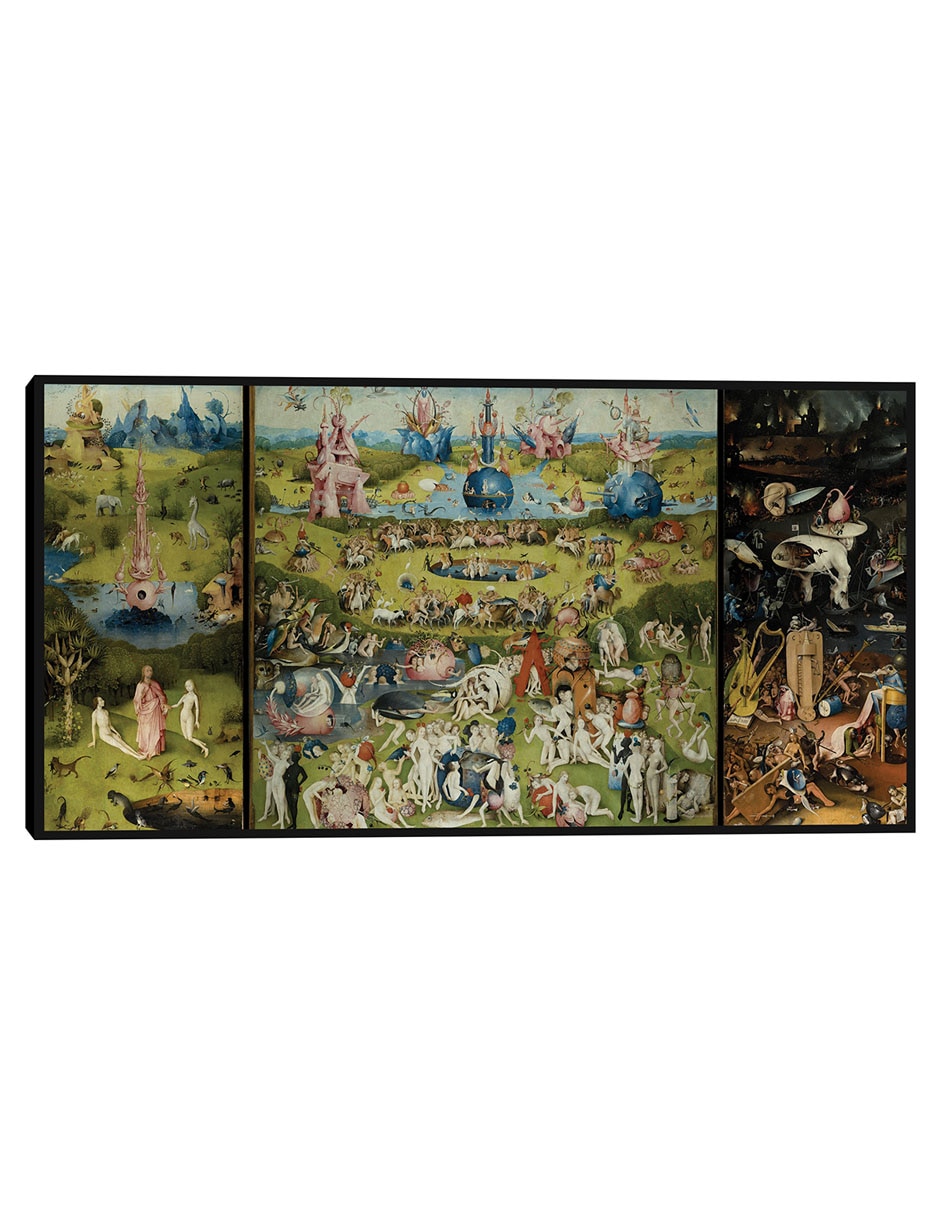 Cuadro decorativo El jardín de las delicias 1504 técnica mixta Cuadro decorativo El jardín de las delicias 1504 técnica mixta
