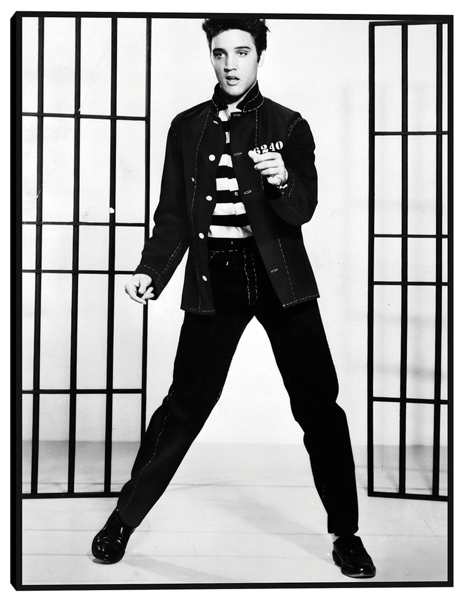 Cuadro decorativo Elvis Presley en Jailhouse Rock técnica mixta Música