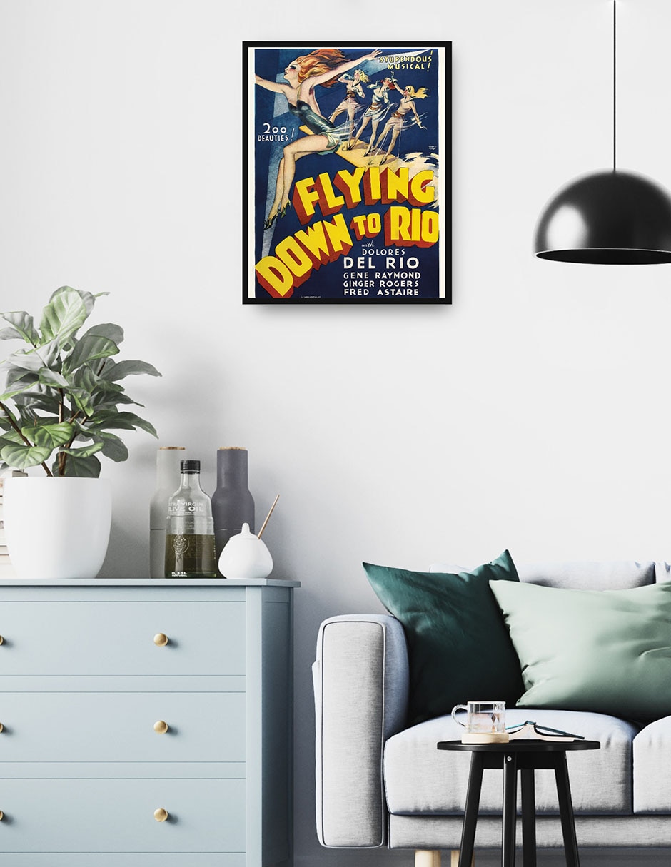Cuadro decorativo Volando hacia Río [restaurado] técnica mixta Publicidad 4