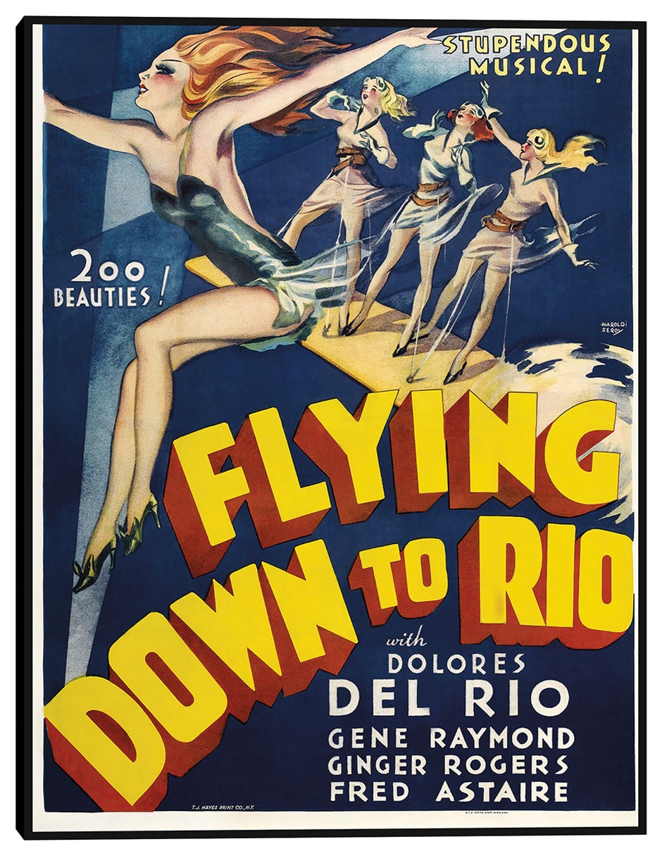 Cuadro decorativo Volando hacia Río [restaurado] técnica mixta Publicidad