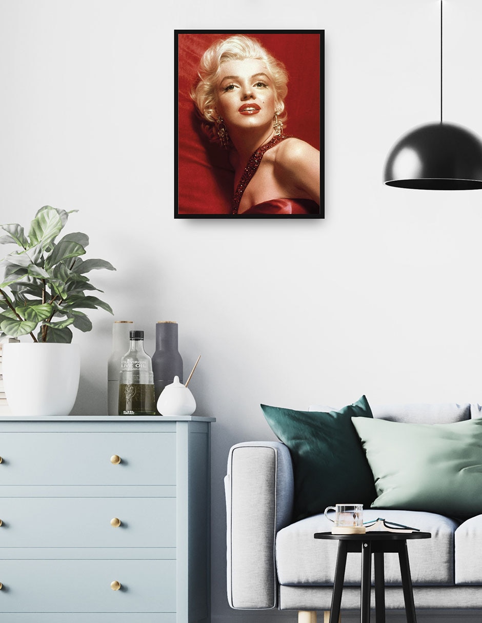 Cuadro decorativo Marilyn Monroe, Cómo casarse con un millonario técnica mixta Gente 4