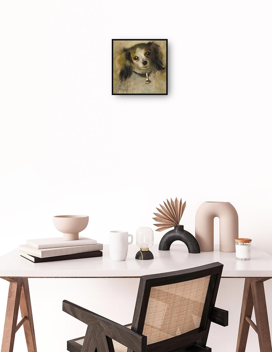 Cuadro decorativo Cabeza de perro técnica mixta Animales Domésticos 4