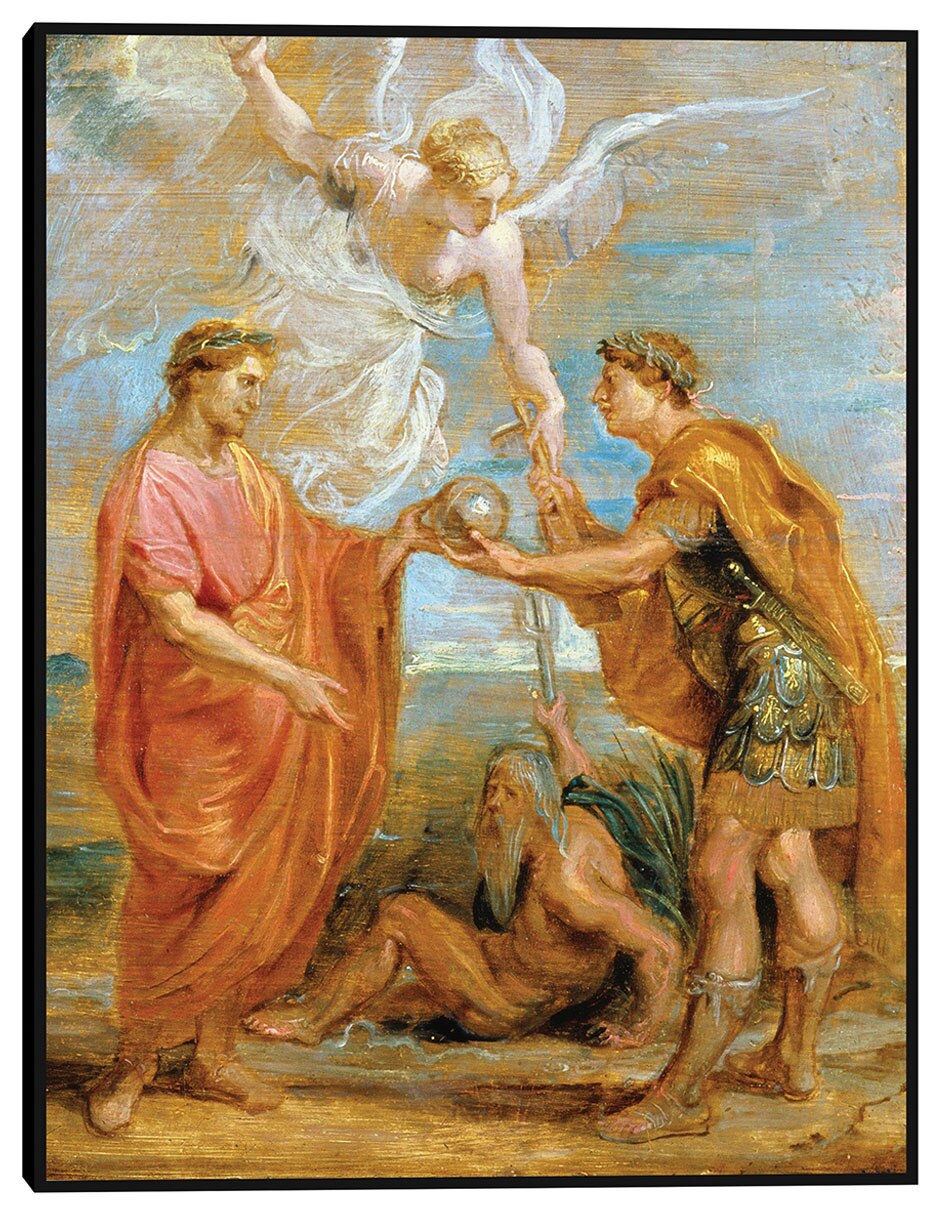 Cuadro decorativo Constancio nombra a Constantino como su sucesor (1622) técnica mixta Figuras Celestiales Cuadro decorativo Constancio nombra a Constantino como su sucesor (1622) técnica mixta Figuras Celestiales