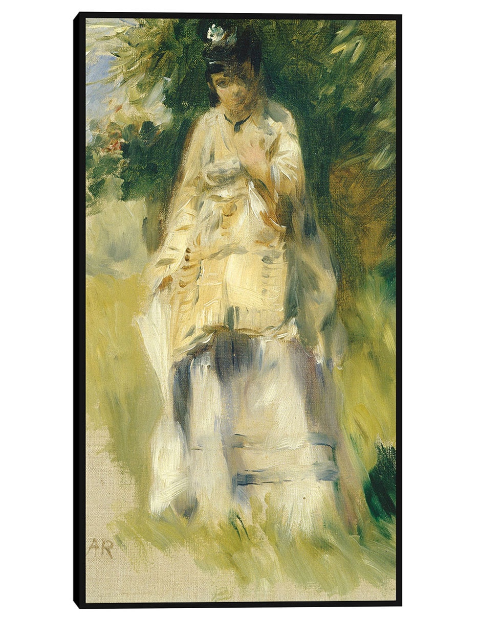 Cuadro decorativo Mujer de pie junto a un árbol técnica mixta Retratos Cuadro decorativo Mujer de pie junto a un árbol técnica mixta Retratos