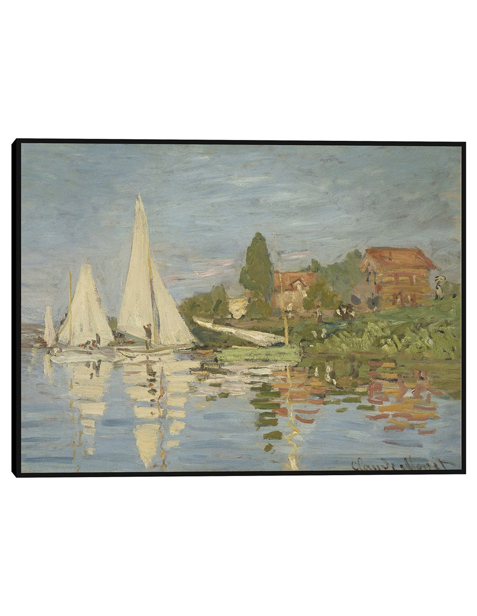 Cuadro decorativo Regatas en Argenteuil (hacia 1872) técnica mixta Navegación