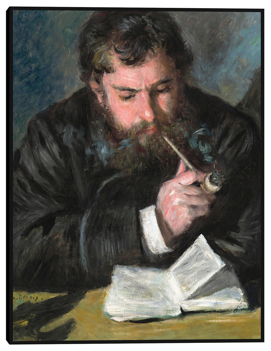Cuadro decorativo Claude Monet técnica mixta Retratos Cuadro decorativo Claude Monet técnica mixta Retratos