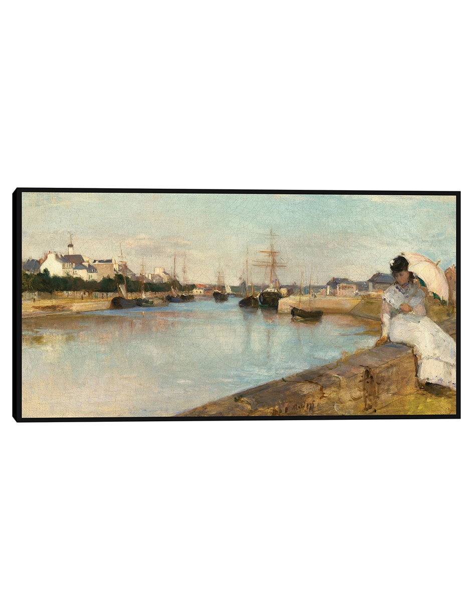 Cuadro decorativo El puerto de Lorient técnica mixta Navegación