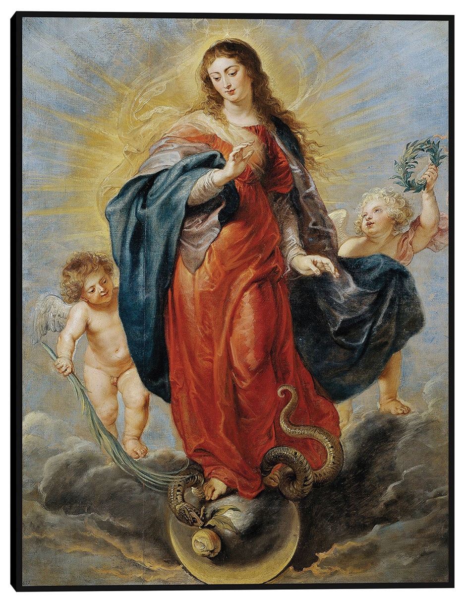Cuadro decorativo Inmaculada Concepción (1628-1629) técnica mixta Figuras Celestiales
