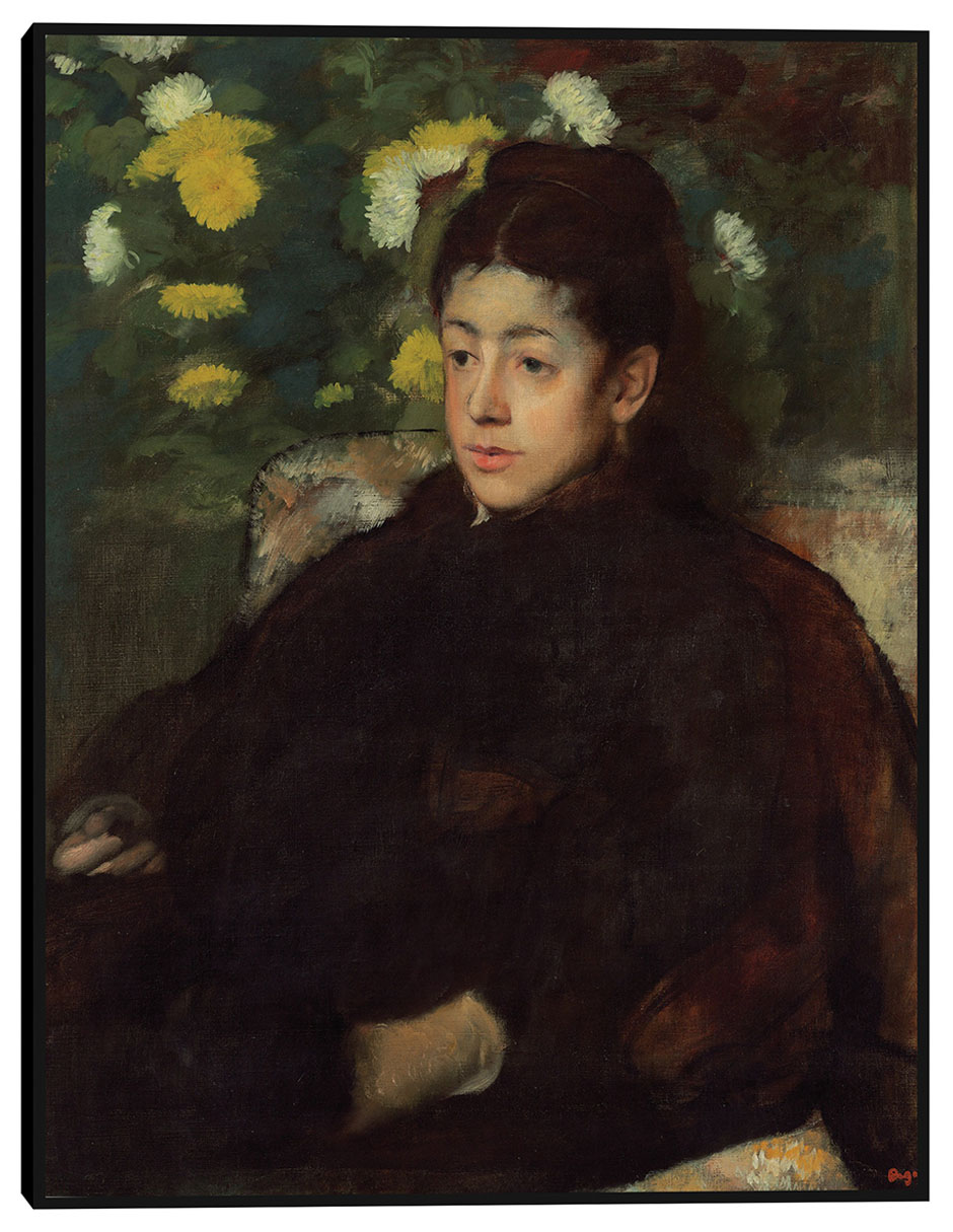 Cuadro decorativo Señorita Malot técnica mixta Retratos