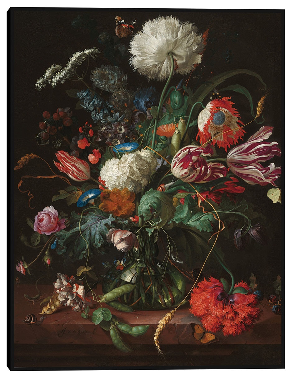Cuadro decorativo Jarrón de flores, c. 1660 técnica mixta Ramos