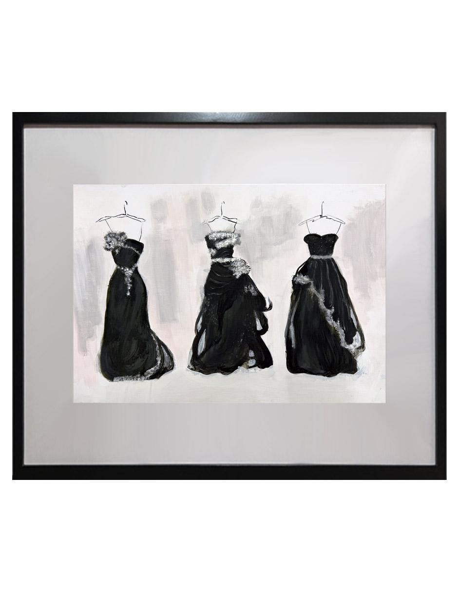 Pintura Dresses técnica acrílico Milleniart