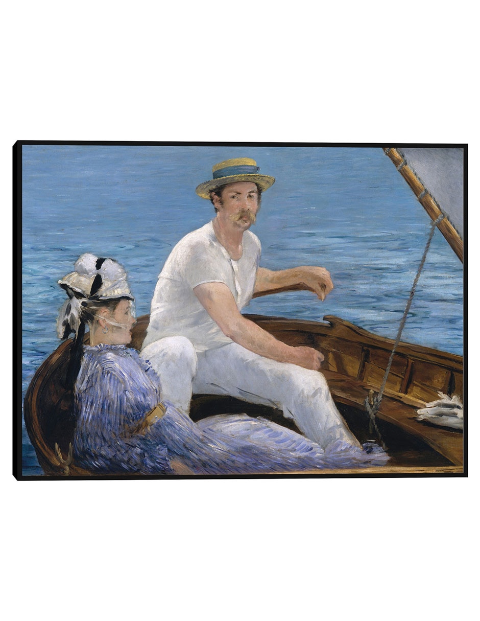 Cuadro decorativo Paseos En Bote (1874) técnica mixta Lagos Cuadro decorativo Paseos En Bote (1874) técnica mixta Lagos