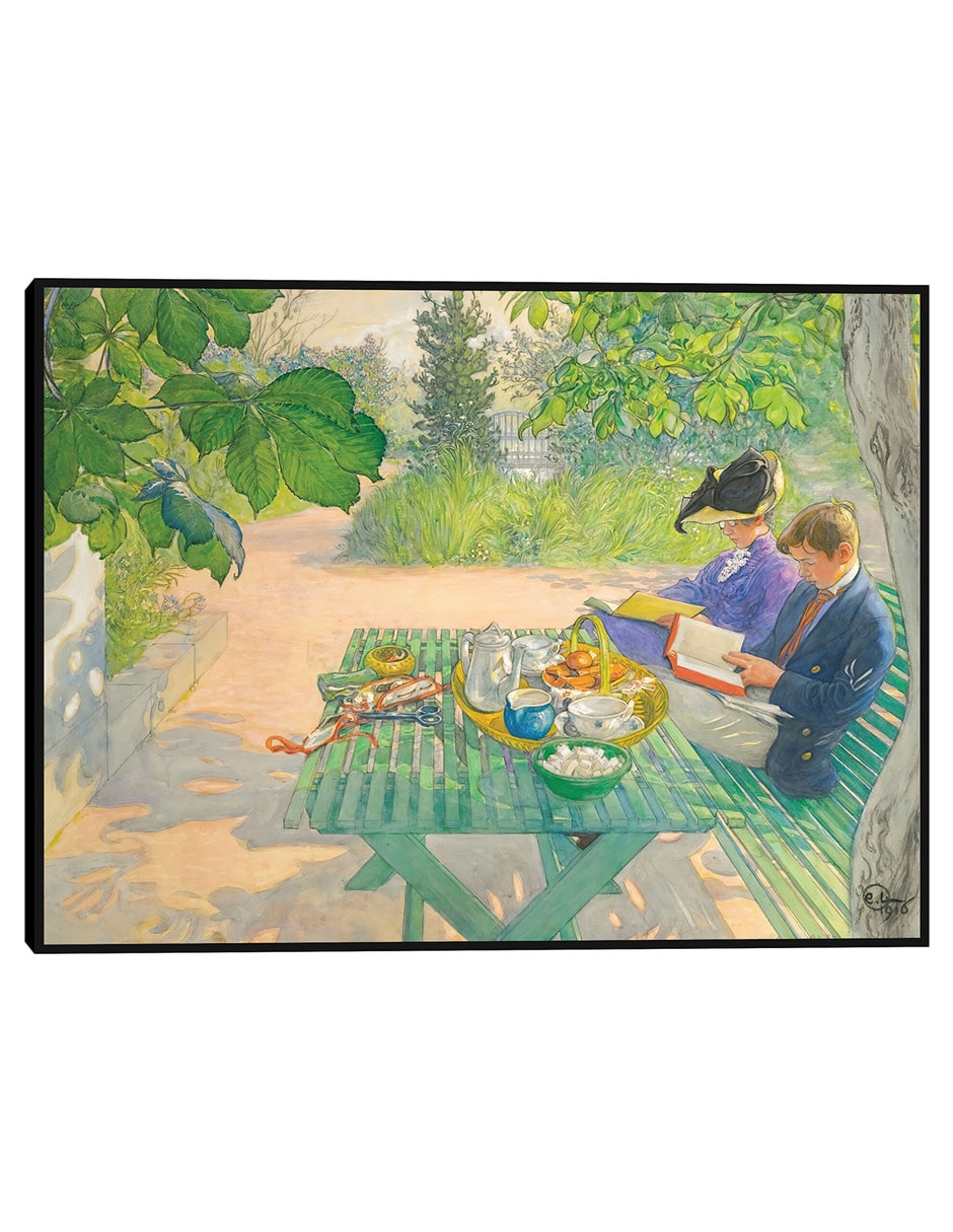 Cuadro decorativo Lectura Navideña (1916) técnica mixta Gente