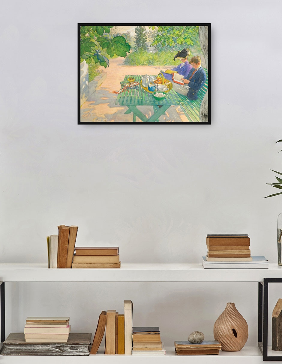 Cuadro decorativo Lectura Navideña (1916) técnica mixta Gente 4