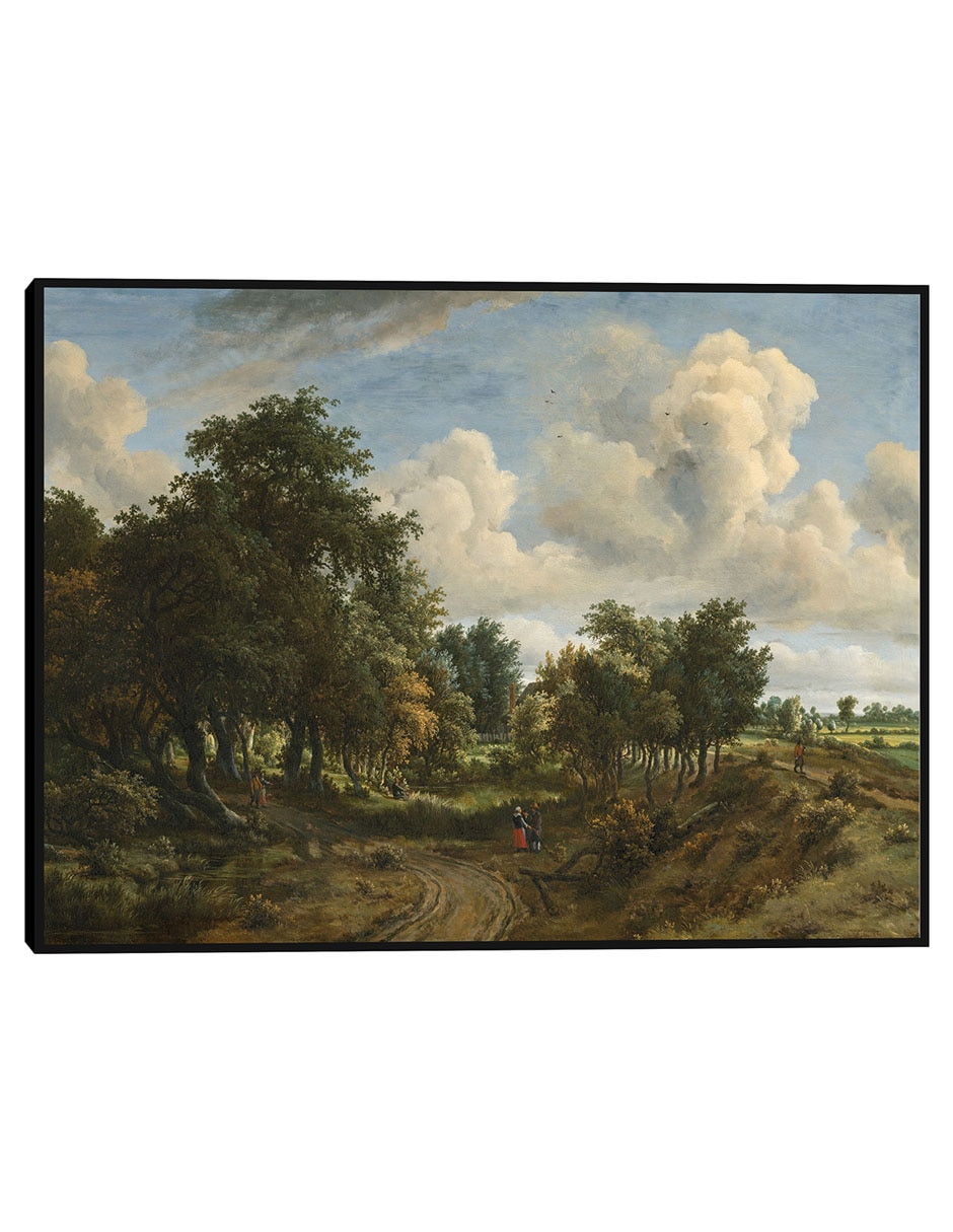 Cuadro decorativo Un Paisaje Boscoso técnica mixta Obras Cuadro decorativo Un Paisaje Boscoso técnica mixta Obras
