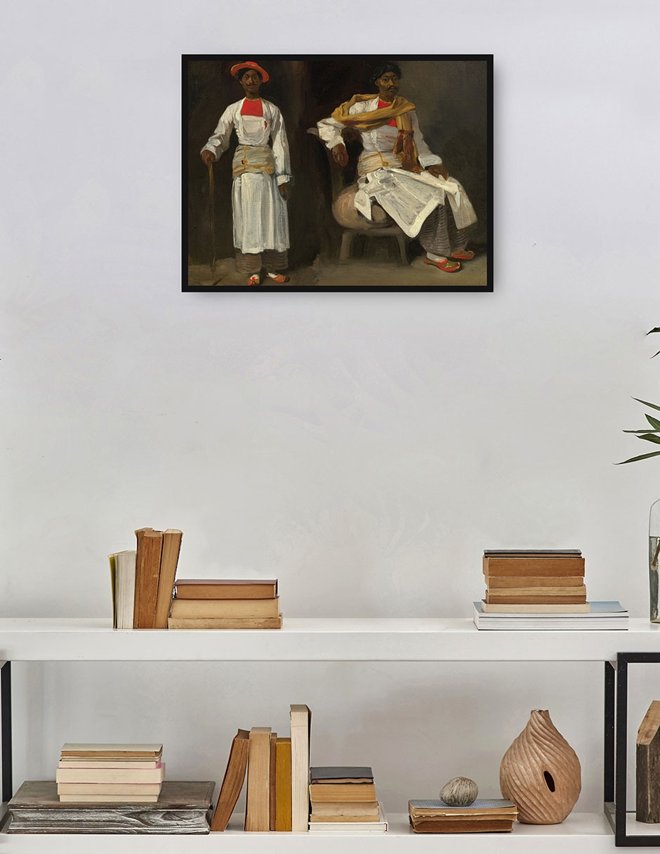 Cuadro decorativo Dos Estudios De Un Indio De Calcuta, Sentado Y De Pie C. 1823/1824 técnica mixta Caminos 4