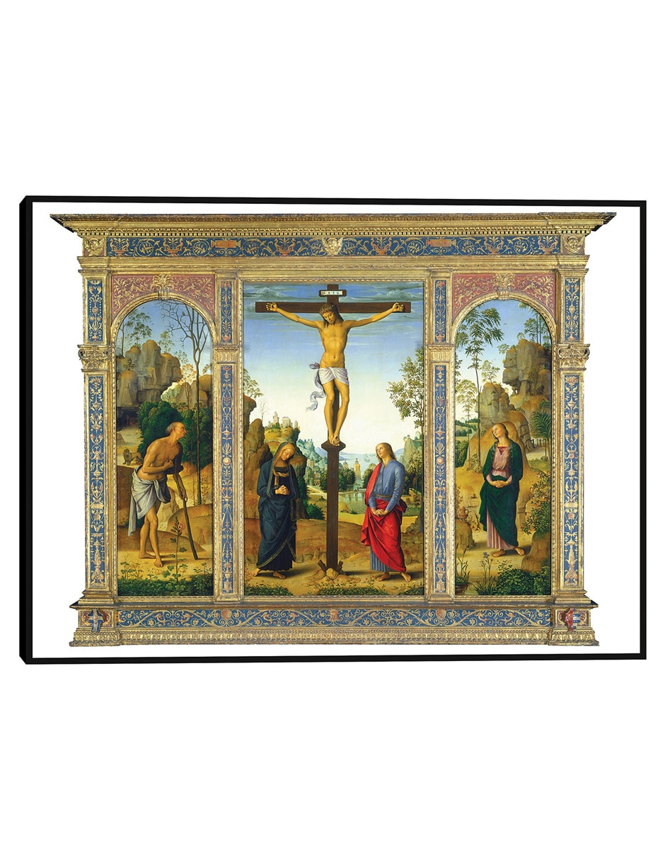 Cuadro decorativo La Crucifixión Con La Virgen, San Juan, San Jerónimo Y Santa María Magdalena C. 1482/1485 técnica mixta Deportes Cuadro decorativo La Crucifixión Con La Virgen, San Juan, San Jerónimo Y Santa María Magdalena C. 1482/1485 técnica mixta Deportes