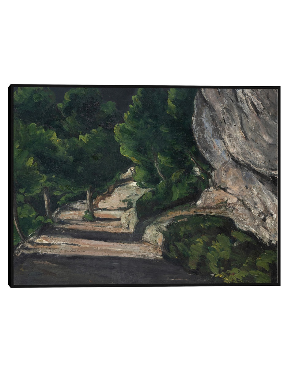 Cuadro decorativo Paisaje. Camino Con Árboles En Las Montañas Rocosas (1870 – 1871) técnica mixta Figuras Celestiales 1