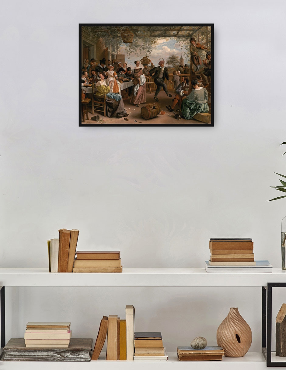 Cuadro decorativo La Pareja De Baile técnica mixta Caminos 4