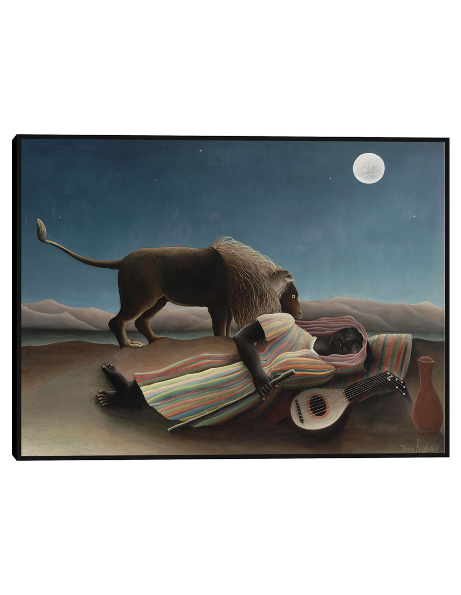 Cuadro decorativo La Gitana Dormida (La Bohémienne Endormie) (1897) técnica mixta Cuadro decorativo La Gitana Dormida (La Bohémienne Endormie) (1897) técnica mixta