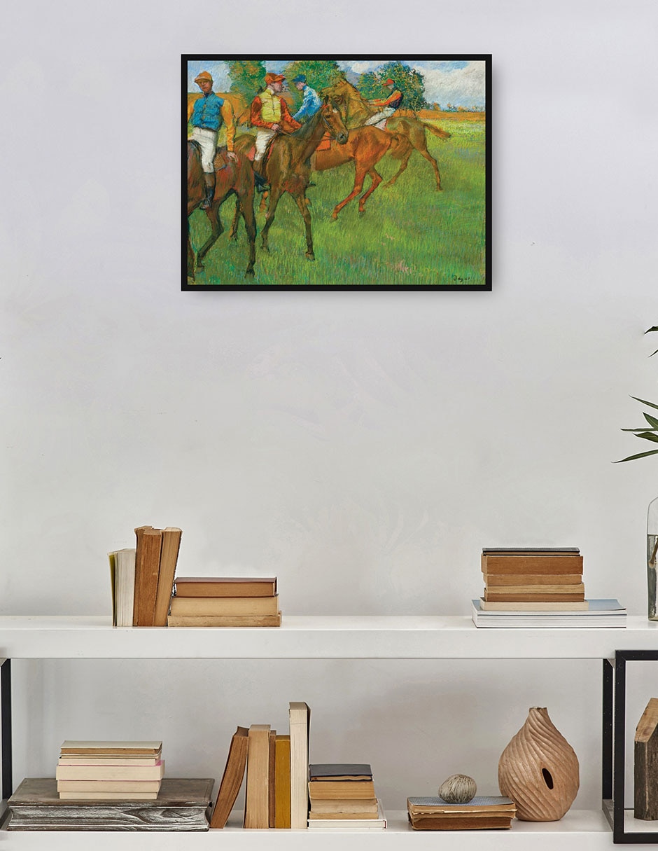 Cuadro decorativo Antes De La Carrera (1887-1889) técnica mixta Campos 4