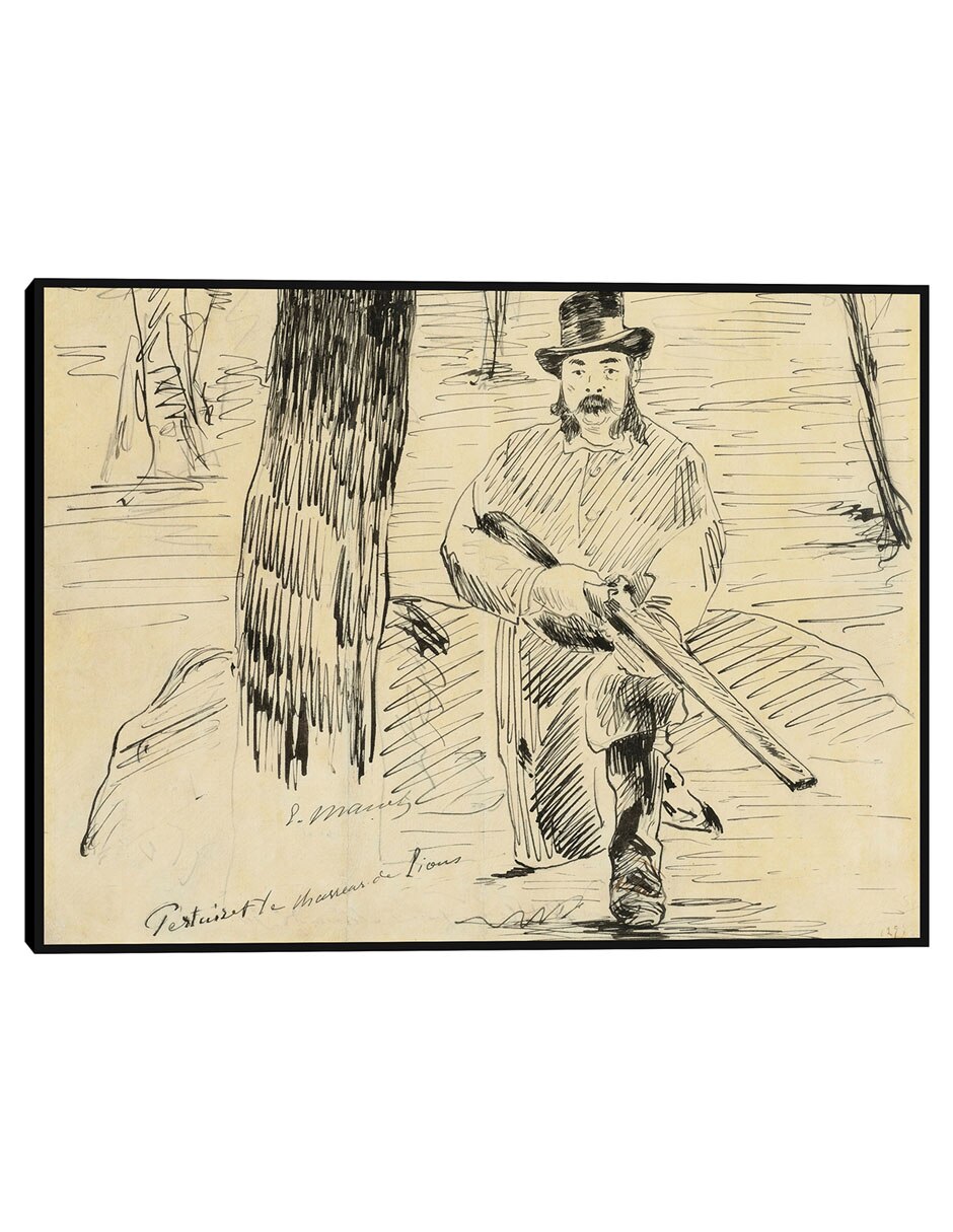 Cuadro decorativo Pertuiset, El Cazador De Leones (1881) técnica mixta Inspiración