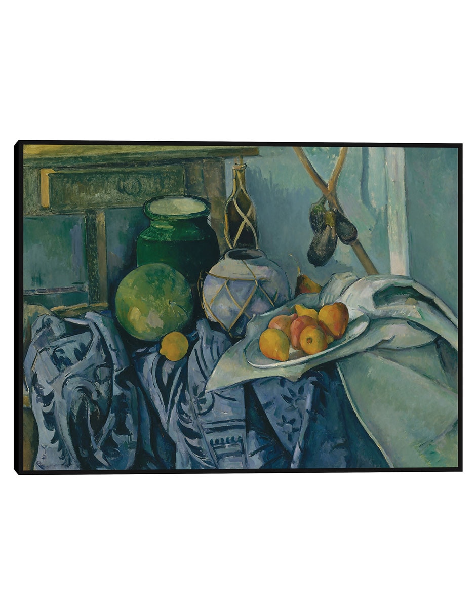 Cuadro decorativo Naturaleza Muerta Con Tarro De Jengibre Y Berenjenas (1893-1894) técnica mixta Lagos Cuadro decorativo Naturaleza Muerta Con Tarro De Jengibre Y Berenjenas (1893-1894) técnica mixta Lagos