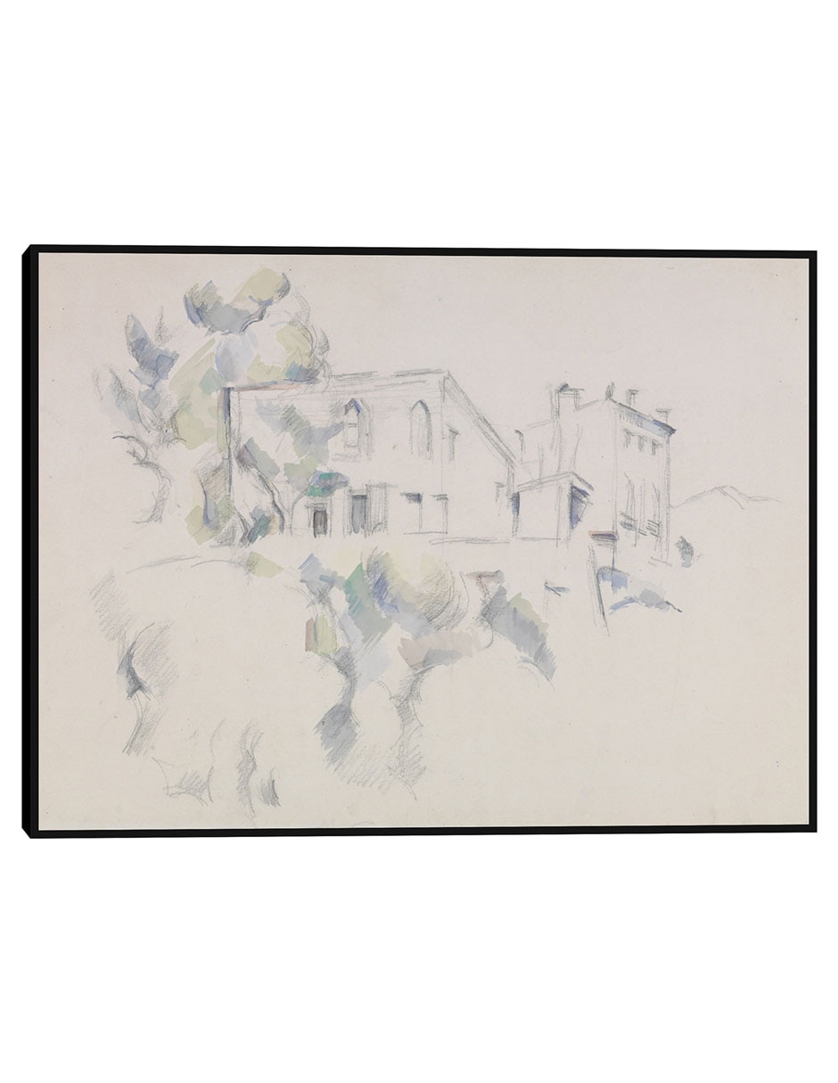 Cuadro decorativo Vista Del Château Noir (Hacia 1887 - 1890) técnica mixta Campos