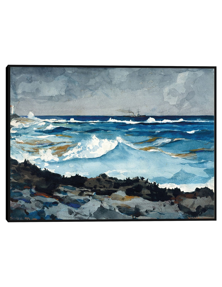 Cuadro decorativo Costa Y Surf, Nassau (1899) técnica mixta Bocetos